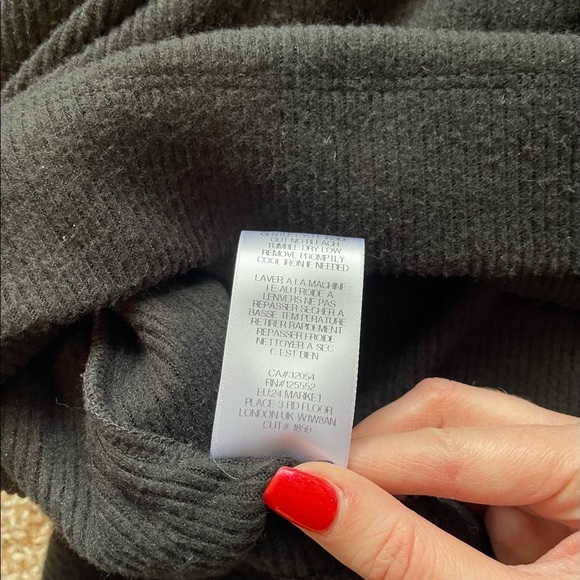 Anthropologie | Dolan Black Cowl Neck Sweater | Size Small - Picture 10 of 10